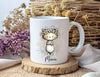 Personalisiertes Kinder Trinkflaschen- & Tassen-Set mit Namen Katze – Edelstahl Trinkflasche 500 ml für Schule & Kindergarten - CreativMade