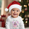 Mein erstes Weihnachten Baby-Body Ballerina – personalisiert Weihnachtsoutfit aus Baumwolle (0–18 Monate) Strampler - CreativMade 