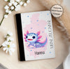 Personalisierte Zeugnismappe mit Namen Axolotl – Mappe für Schulzeugnisse A4 | Geschenk zur Einschulung Jungen - CreativMade