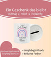 Personalisierte Taufspardose aus Keramik – Spardose zur Taufe mit Namen - CreativMade