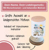 Kinder Spardose mit Name Rakete – Personalisierte Spardose für Kinder Keramik mit Bambusdeckel für Jungen | CreativMade .