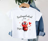 Kindergartenkind T-Shirt personalisiert mit Namen Marienkäfer – Kita Abschluss & Vorschulkind Geschenk - CreativMade 