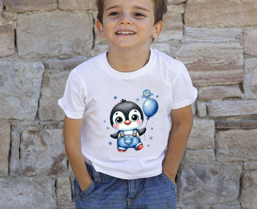 Bügelbilder für Kinder Pinguin – Weihnachtsmotive, Wintermotive & Herbstmotive zum Aufbügeln – DIY Textilaufbügler für Kleidung & Geschenke - CreativMade