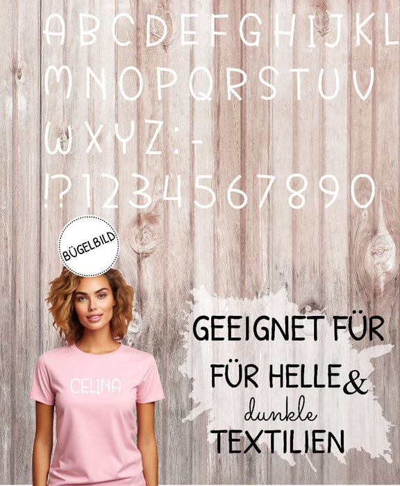 Bügelbilder Sprüche & Schriften – DIY Aufbügelmotive zum Personalisieren für Kinder & Erwachsene - CreativMade