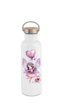 Personalisierte Kinder Trinkflasche mit Namen Fee – Edelstahl Thermosflasche auslaufsicher für Kindergarten & Schule - CreativMade