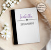 Personalisierte Zeugnismappe mit Namen – Mappe für Schulzeugnisse A4 | Geschenk zur Einschulung Jungen Mädchen - CreativMade 