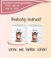 Personalisierte Kinderspardose mit Namen Schaf - Keramik Spardose zur Einschulung, Geburt oder Taufe - CreativMade