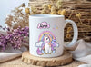 Personalisiertes Kinder Trinkflaschen- & Tassen-Set mit Namen Einhorn – Edelstahl Trinkflasche 500 ml für Schule & Kindergarten - CreativMade