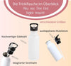 Brotdose & Trinkflasche personalisiert - Axolotl - Kinder Set mit Namen Edelstahl Trinkflasche - CreativMade