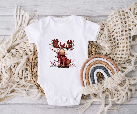 Bügelbilder für Kinder Elch – Weihnachtsmotive, Wintermotive & Herbstmotive zum Aufbügeln – DIY Textilaufbügler für Kleidung & Geschenke - CreativMade 