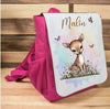 Kindergarten Set personalisiert Reh – Rucksack, Trinkflasche & Brotdose mit Namen Kitakind - CreativMade 
