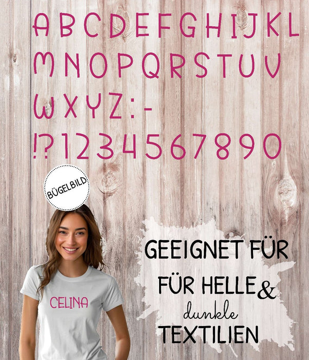 Bügelbilder Sprüche & Schriften – DIY Aufbügelmotive zum Personalisieren für Kinder & Erwachsene - CreativMade