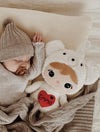 Personalisierbarer Eisbär – 50 cm Kuscheltier Plüschtier mit Namen Geschenk für Babys & Kinde - CreativMade 