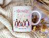 Tasse Personalisierte Weihnachtstasse Familie & Freunde – Keramik mit Namen Weihnachtsgeschenk - CreativMade 