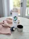 Thermoskanne personalisiert mit Namen Astronaut Rakete Edelstahl Isolierflasche Thermoflasche Geschenkidee - CreativMade 