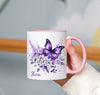 Tasse beste Oma personalisiert mit Name Geschenkidee Muttertag Keramik Emaille - CreativMade 