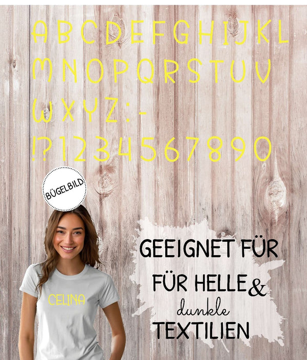 Bügelbilder Sprüche & Schriften – DIY Aufbügelmotive zum Personalisieren für Kinder & Erwachsene - CreativMade