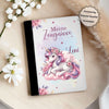 Personalisierte Zeugnismappe mit Namen Einhorn– Mappe für Schulzeugnisse A4 | Geschenk zur Einschulung Mädchen - CreativMade