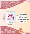 Personalisierte Taufspardose aus Keramik – Spardose zur Taufe mit Namen - CreativMade