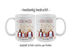 Tasse Personalisierte Weihnachtstasse Familie & Freunde – Keramik mit Namen Weihnachtsgeschenk - CreativMade 