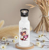 Brotdose & Trinkflasche personalisiert - Fuchs - Kinder Set mit Namen Edelstahl Trinkflasche - CreativMade 
