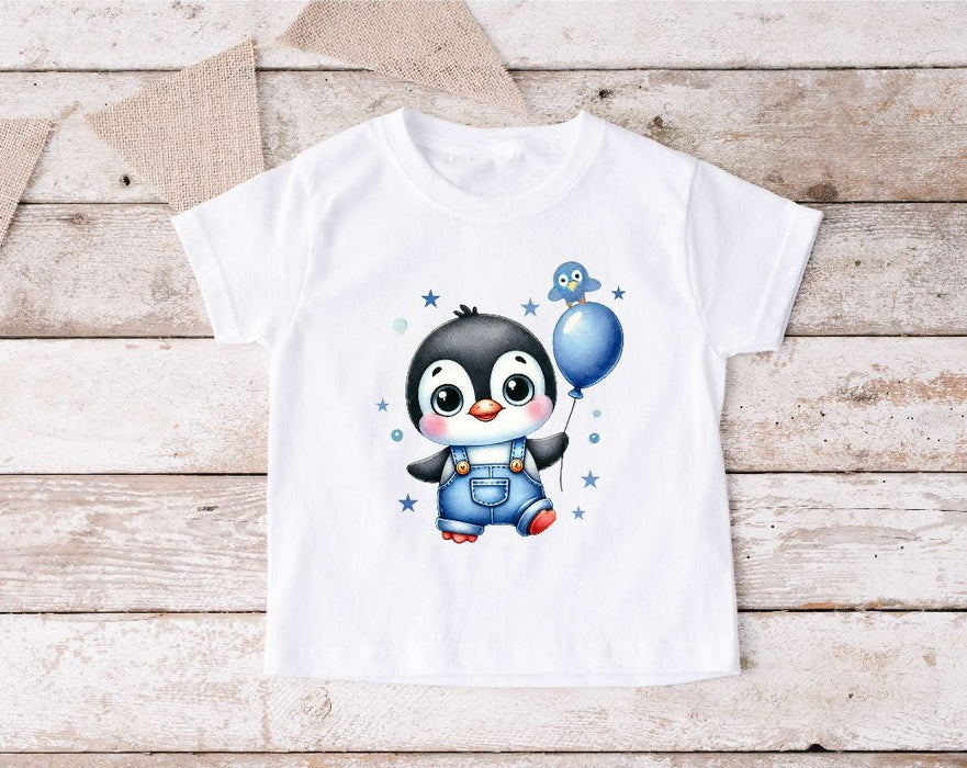 Bügelbilder für Kinder Pinguin – Weihnachtsmotive, Wintermotive & Herbstmotive zum Aufbügeln – DIY Textilaufbügler für Kleidung & Geschenke - CreativMade