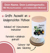 Kinder Spardose mit Name Traktor – Personalisierte Spardose für Kinder Keramik mit Bambusdeckel für Jungen | CreativMade .