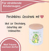 Kinder Spardose mit Name Drache grün  – Personalisierte Spardose für Kinder Keramik mit Bambusdeckel für Jungen | CreativMade .