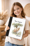 Personalisierte Zeugnismappe mit Namen Pferd – Mappe für Schulzeugnisse A4 | Geschenk zur Einschulung Mädchen - CreativMade 