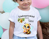 Kindergartenkind T-Shirt personalisiert mit Namen Biene – Kita Abschluss & Vorschulkind Geschenk - CreativMade 