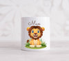 Kinder Spardose Löwe Junge personalisiert mit Name Mädchen Keramik - CreativMade 