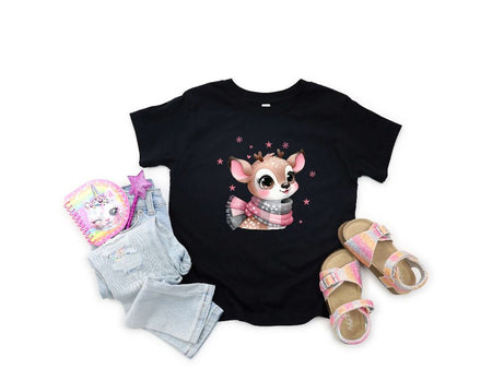 Bügelbilder für Kinder Reh – Weihnachtsmotive, Wintermotive & Herbstmotive zum Aufbügeln – DIY Textilaufbügler für Kleidung & Geschenke - CreativMade