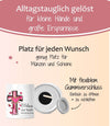 Personalisierte Taufspardose aus Keramik – Kreuz - Spardose zur Taufe mit Namen - CreativMade