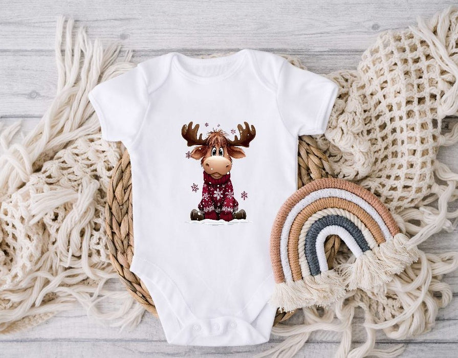 Bügelbilder für Kinder Elch – Weihnachtsmotive, Wintermotive & Herbstmotive zum Aufbügeln – DIY Textilaufbügler für Kleidung & Geschenke - CreativMade 