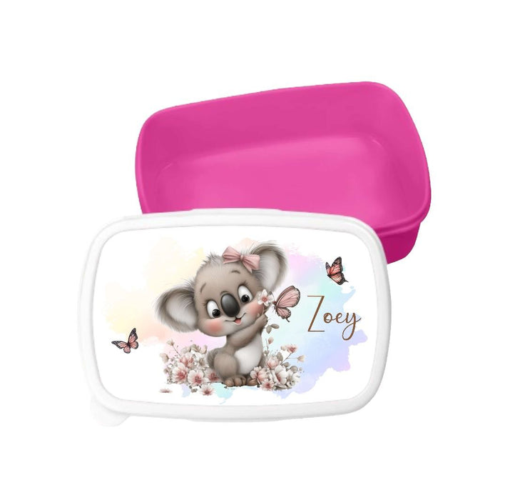 Kindergarten Set personalisiert Koala – Rucksack, Trinkflasche & Brotdose mit Namen Kitakind - CreativMade 