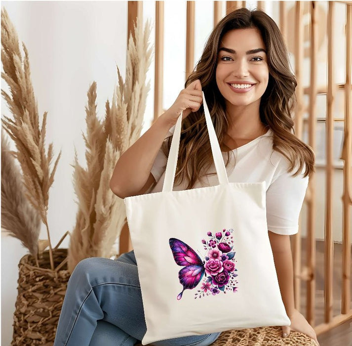 Bügelbild Schmetterling Erwachsene Aufbügelmotiv Textilaufbügler für Kleidung & Stoffe DIY Transferbild & Geschenkidee Damen - CreativMade