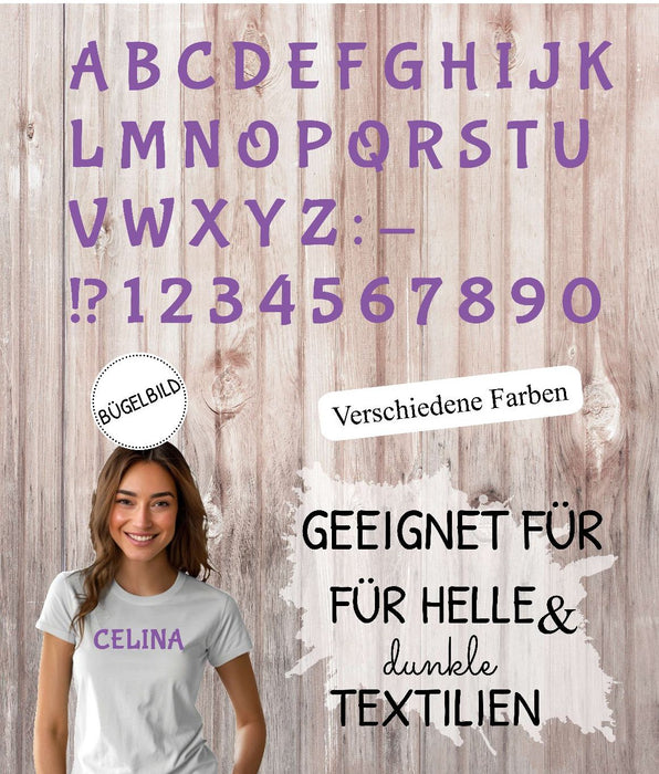 Bügelbilder Sprüche & Schriften – DIY Aufbügelmotive zum Personalisieren für Kinder & Erwachsene - CreativMade
