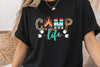 Bügelbild Camp Life Camping Lagerfeuer Marshmallow Aufnäher Transfer für T-Shirt, Pullover & DIY Textilien Sprüche & Schriften - CreativMade