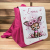 Kindergarten Set personalisiert Reh – Rucksack, Trinkflasche & Brotdose mit Namen Kitakind - CreativMade 