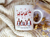 Tasse Personalisierte Weihnachtstasse Familie & Freunde – Keramik mit Namen Weihnachtsgeschenk - CreativMade 