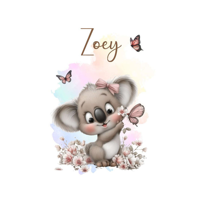 Kindergarten Set personalisiert Koala – Rucksack, Trinkflasche & Brotdose mit Namen Kitakind - CreativMade 