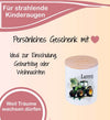 Kinder Spardose mit Name Traktor – Personalisierte Spardose für Kinder Keramik mit Bambusdeckel für Jungen | CreativMade .