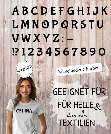Bügelbilder Sprüche & Schriften – DIY Aufbügelmotive zum Personalisieren für Kinder & Erwachsene - CreativMade