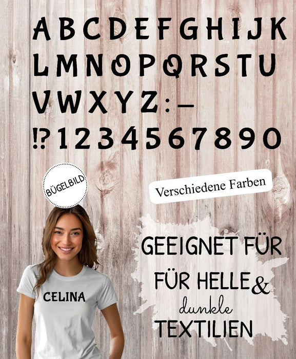 Bügelbilder Sprüche & Schriften – DIY Aufbügelmotive zum Personalisieren für Kinder & Erwachsene - CreativMade