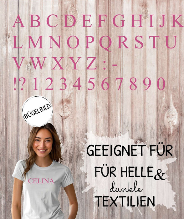 Bügelbilder Sprüche & Schriften – DIY Aufbügelmotive zum Personalisieren für Kinder & Erwachsene - CreativMade