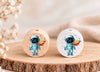 Milchzahndose Astronaut Holz mit Motivscheibe | DIY & Kreativbedarf 6 x 4cm Zahndose | CreativMade .