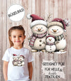 Bügelbilder für Kinder Schneemann  – Weihnachtsmotive, Wintermotive & Herbstmotive zum Aufbügeln – DIY Textilaufbügler für Kleidung & Geschenke - CreativMade 