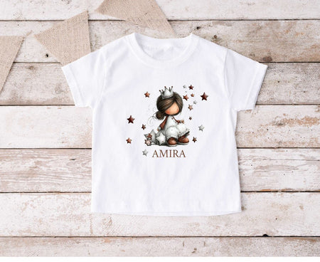 Bügelbild Kinder Engel Weihnachten Textilaufbügler DIY Projekt Applikation hochwertiger DTF Ausdruck XL - CreativMade 