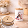 Kinder Spardose mit Name Pferdekopf – Personalisierte Spardose für Kinder Keramik mit Bambusdeckel für Mädchen | CreativMade .