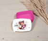 Brotdose & Trinkflasche personalisiert - Fuchs - Kinder Set mit Namen Edelstahl Trinkflasche - CreativMade 